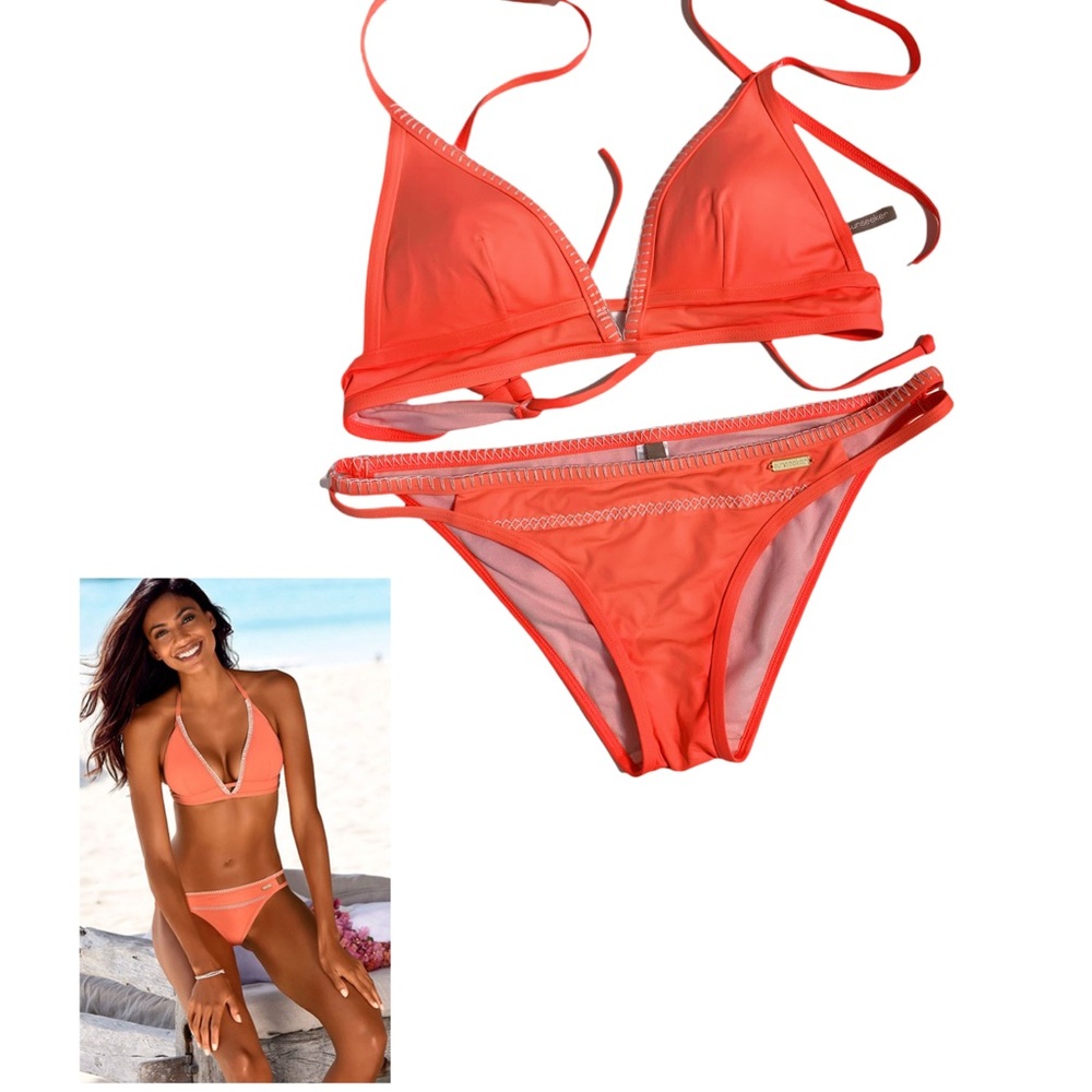 Adjustable Coral Triangle Bikini Set for Women